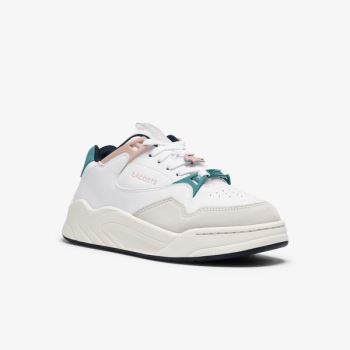 Lacoste Court Slam Synthetic and Leather Sneakers - Tenisky Dámské Bílé / Růžové | CZ-sn6sJY